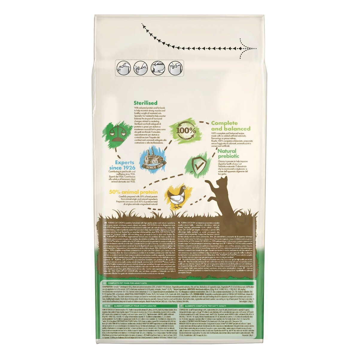 Cat Chow® Sterilized Gatto Crocchette ricco in Pollo