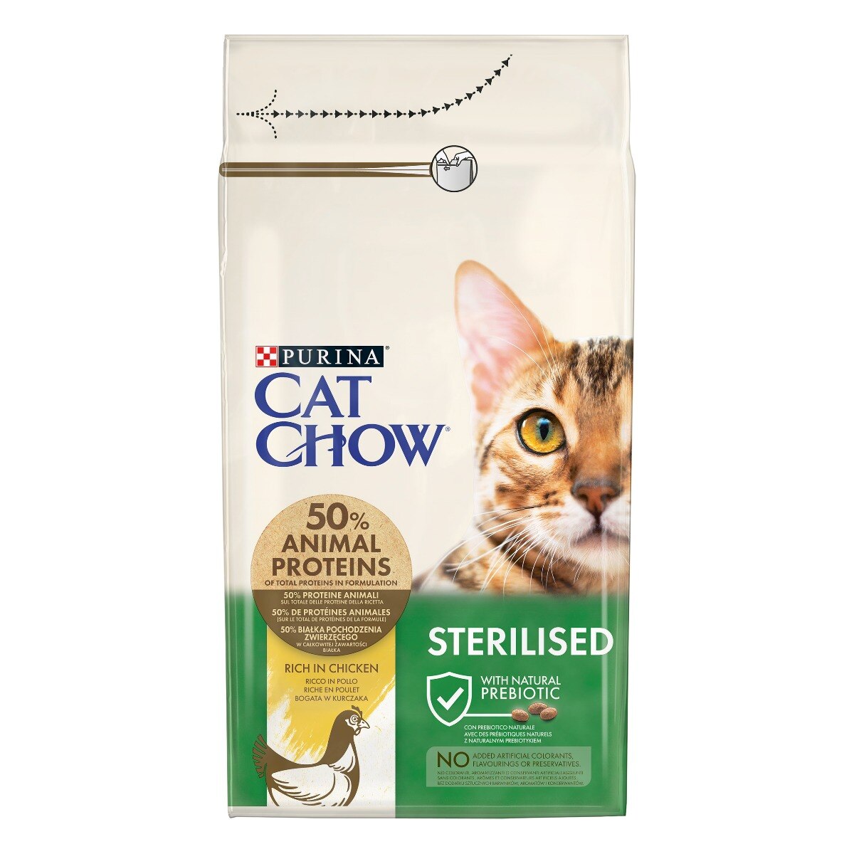 Cat Chow® Sterilized Gatto Crocchette ricco in Pollo