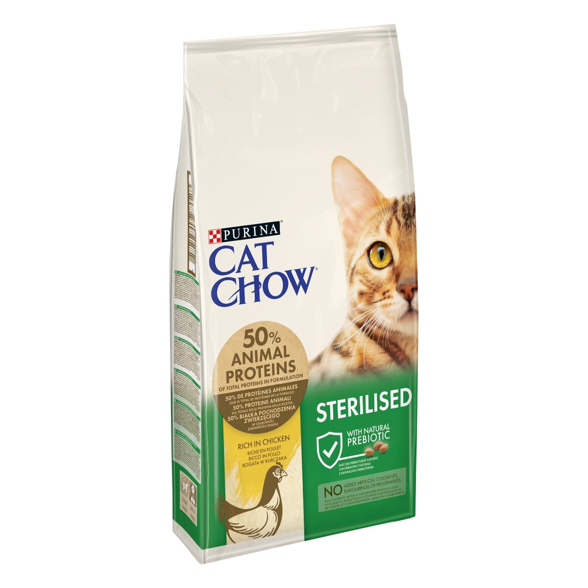 Cat Chow® Sterilized Gatto Crocchette ricco in Pollo