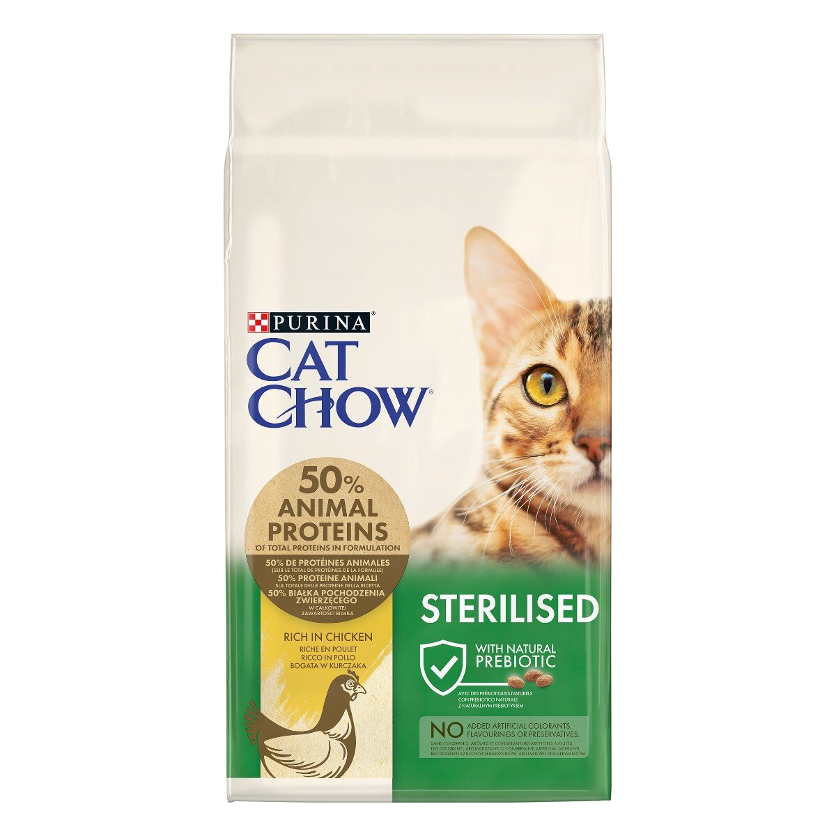 Cat Chow® Sterilized Gatto Crocchette ricco in Pollo