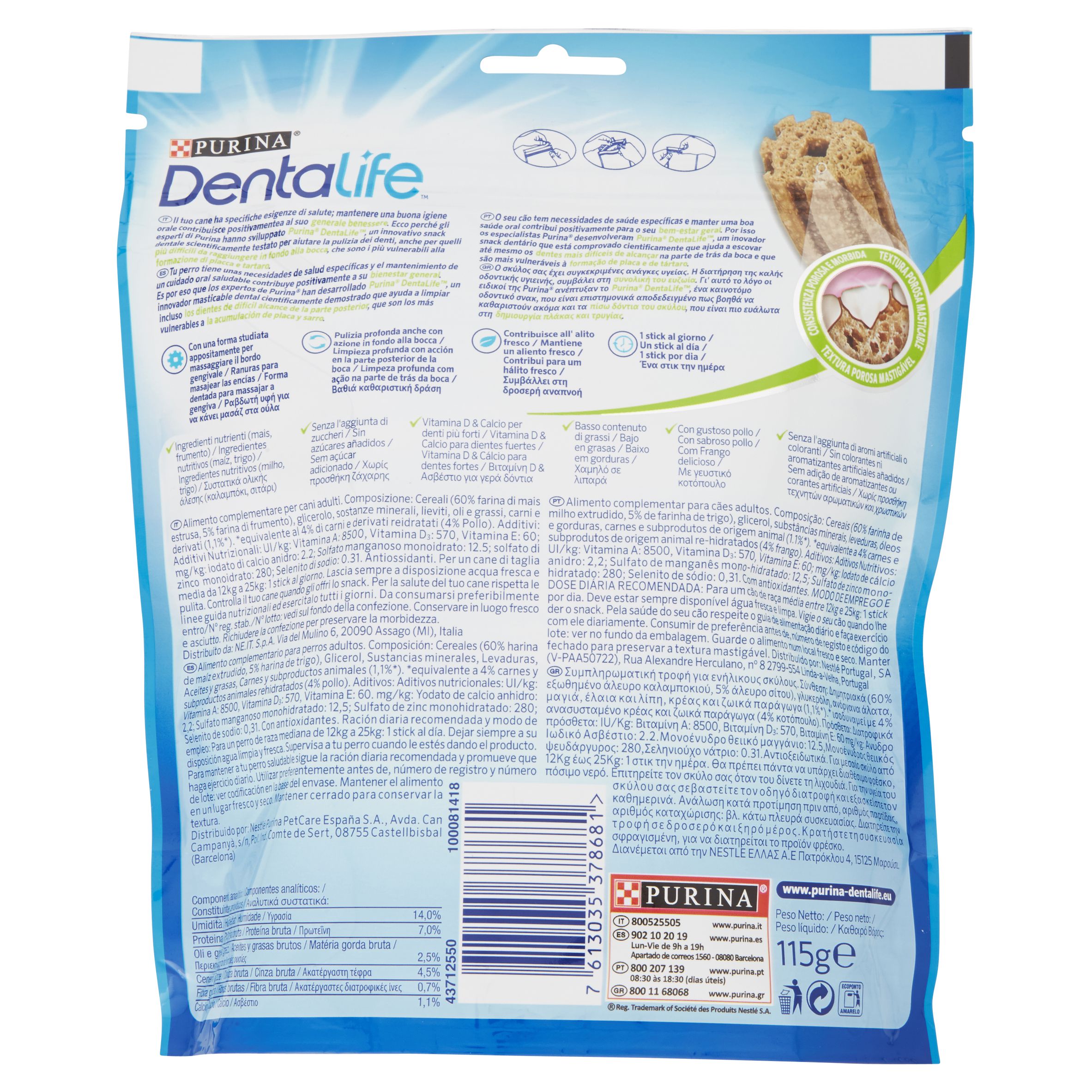 DENTALIFE® Cane Snack per l'igiene orale Taglia Medium