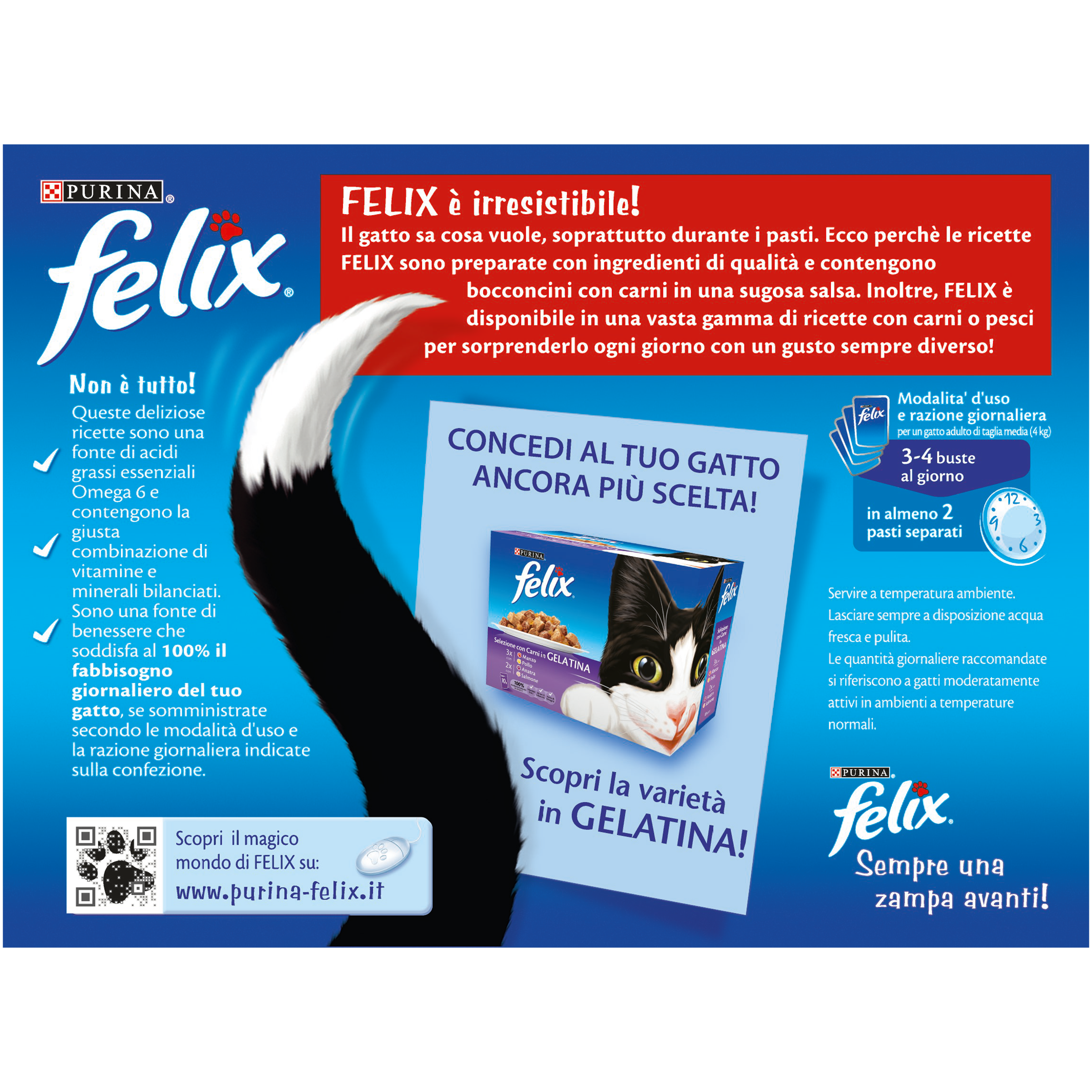 Felix Original Selezioni Deliziose in Salsa - (Coniglio&Pollame/Pollo&Rognone/Anatra&Agnello/Tacchino&Fegato)