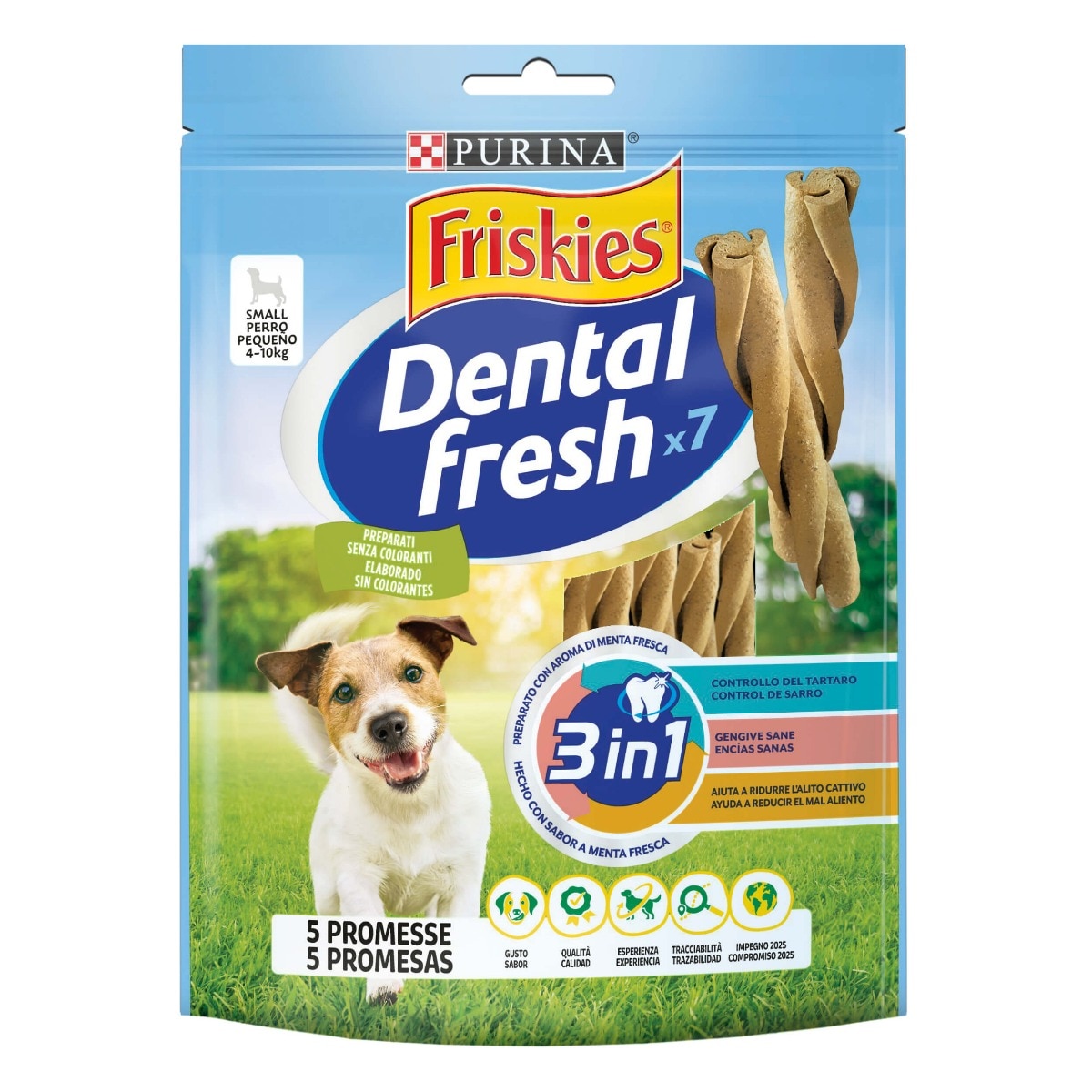 FRISKIES® Dental Fresh 3in1 Snack igiene orale e dentale Cane taglia S
