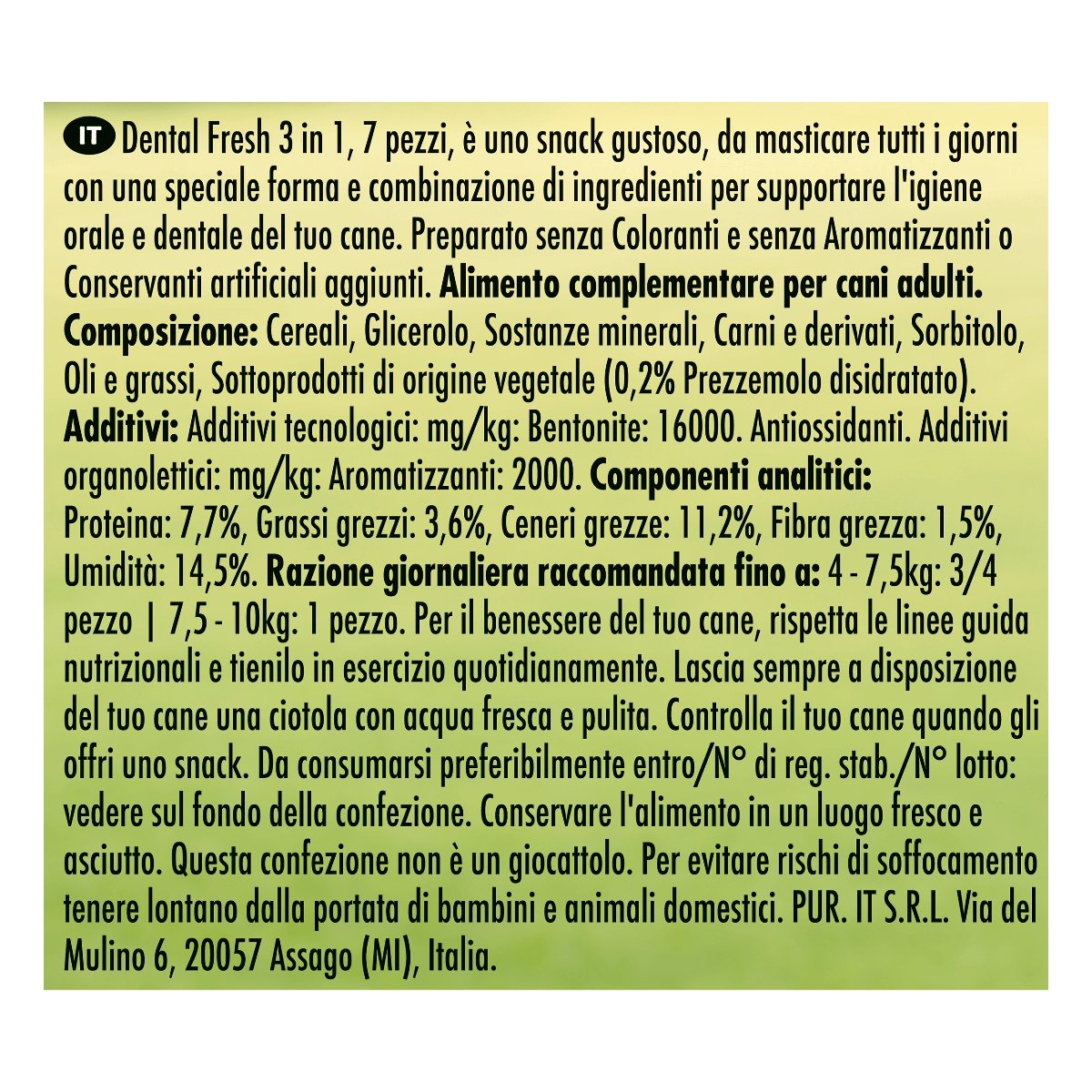 FRISKIES® Dental Fresh 3in1 Snack igiene orale e dentale Cane taglia S