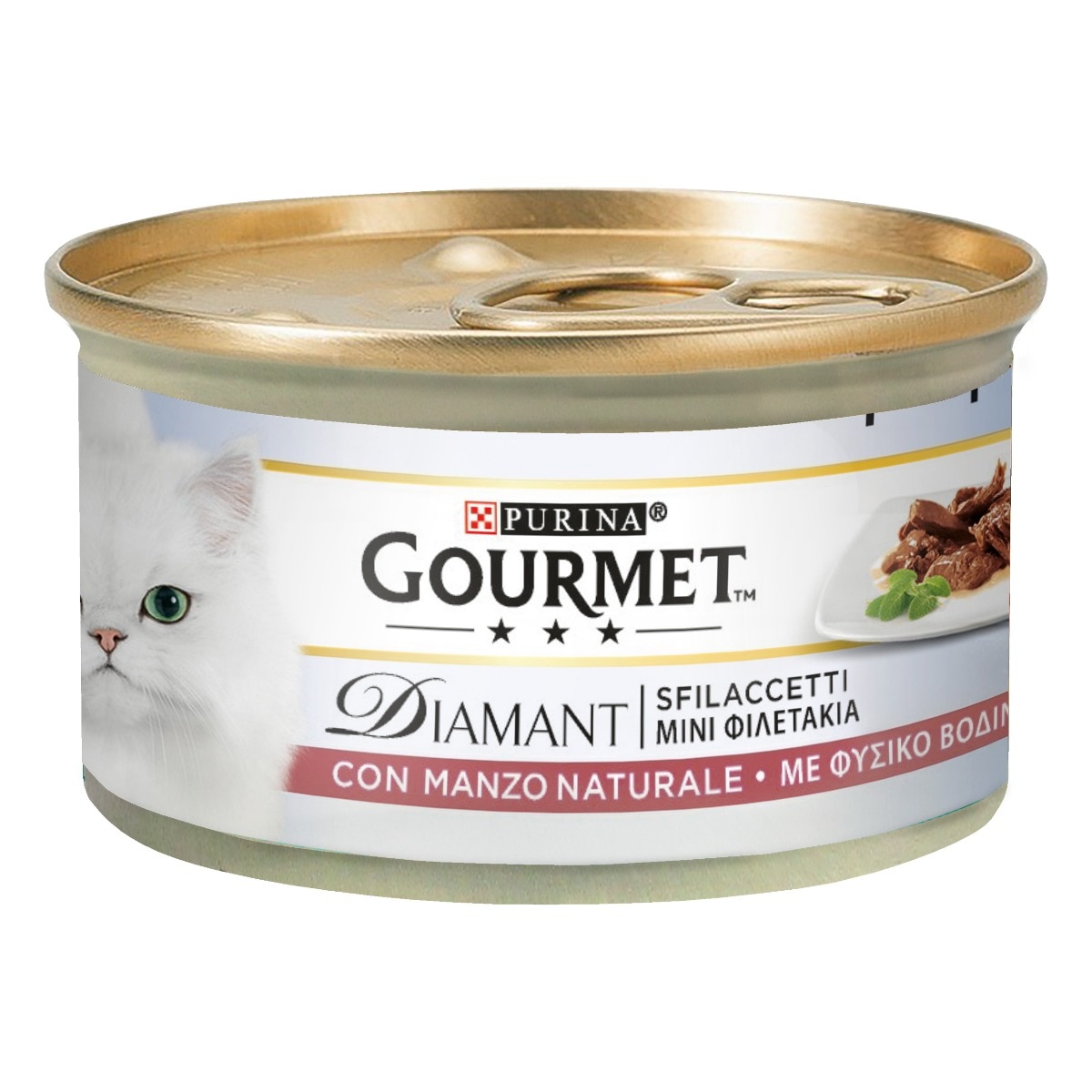 GOURMET® Diamant Gatto Sfilaccetti con Manzo Naturale
