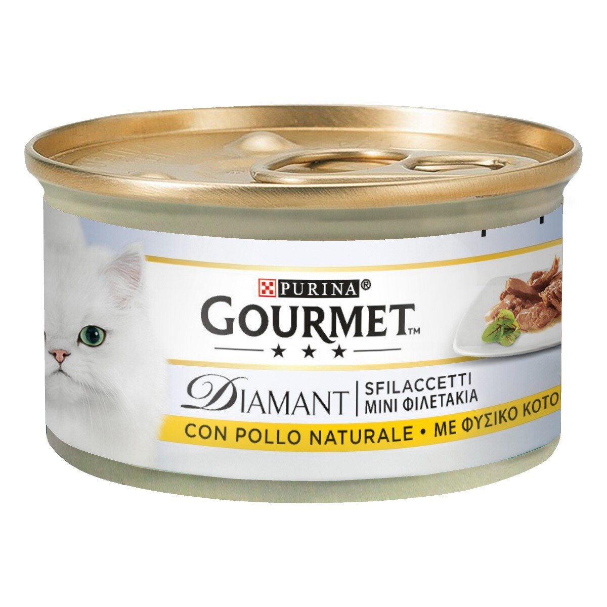 GOURMET® Diamant Gatto Sfilaccetti con Pollo Naturale