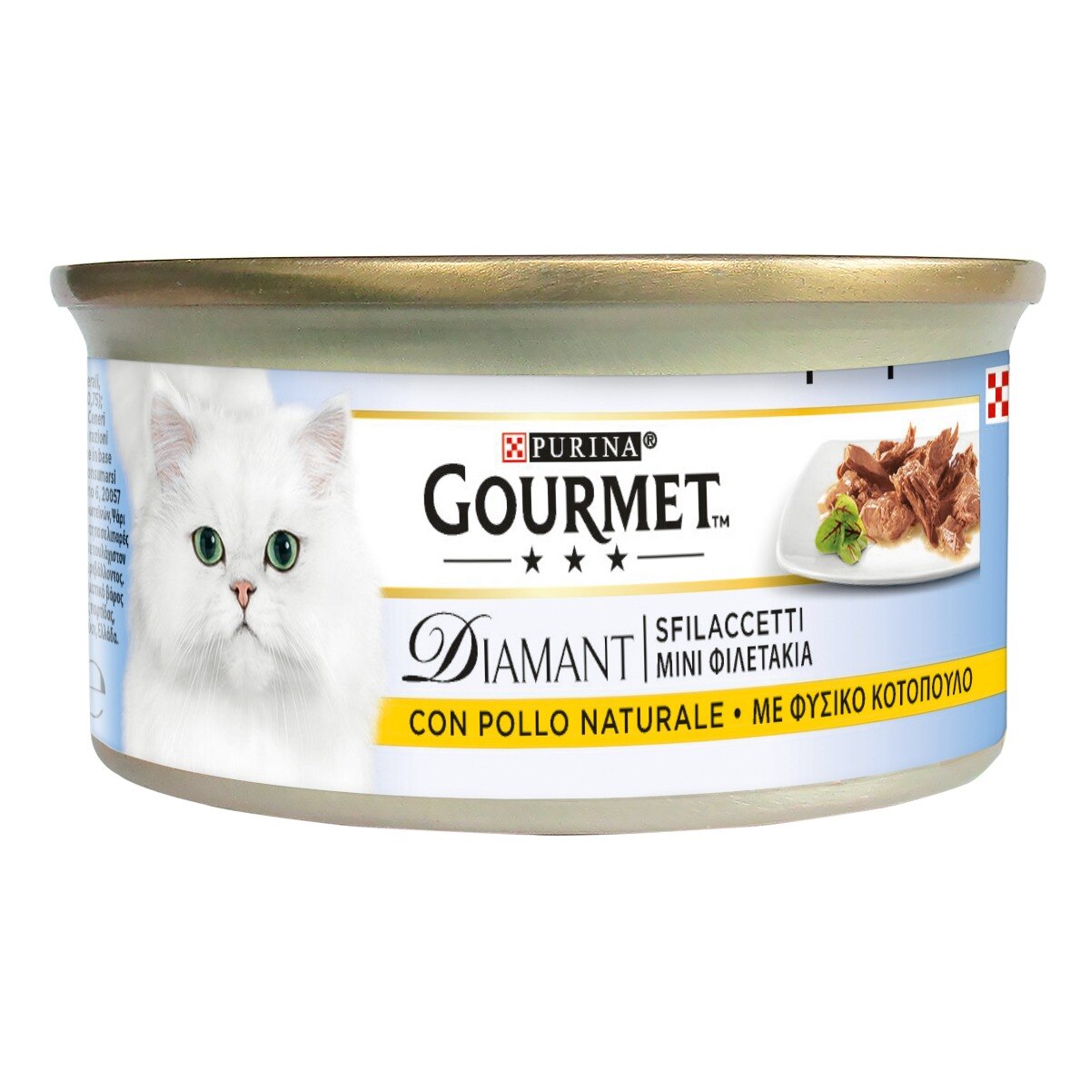 GOURMET® Diamant Gatto Sfilaccetti con Pollo Naturale