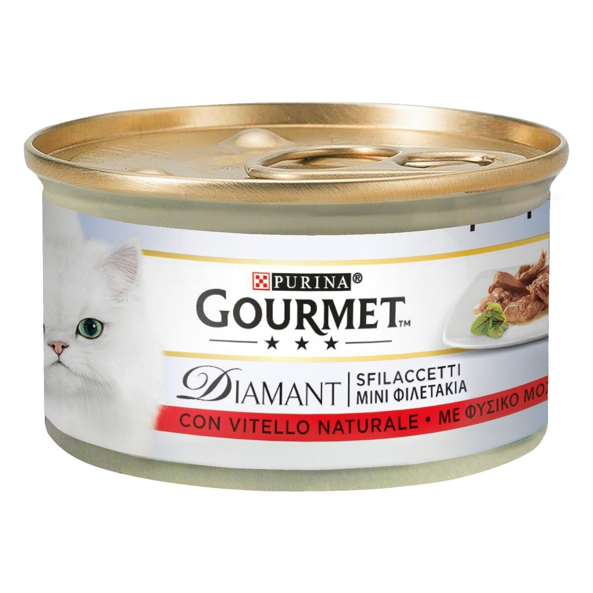 GOURMET® Diamant Gatto Sfilaccetti con Vitello Naturale