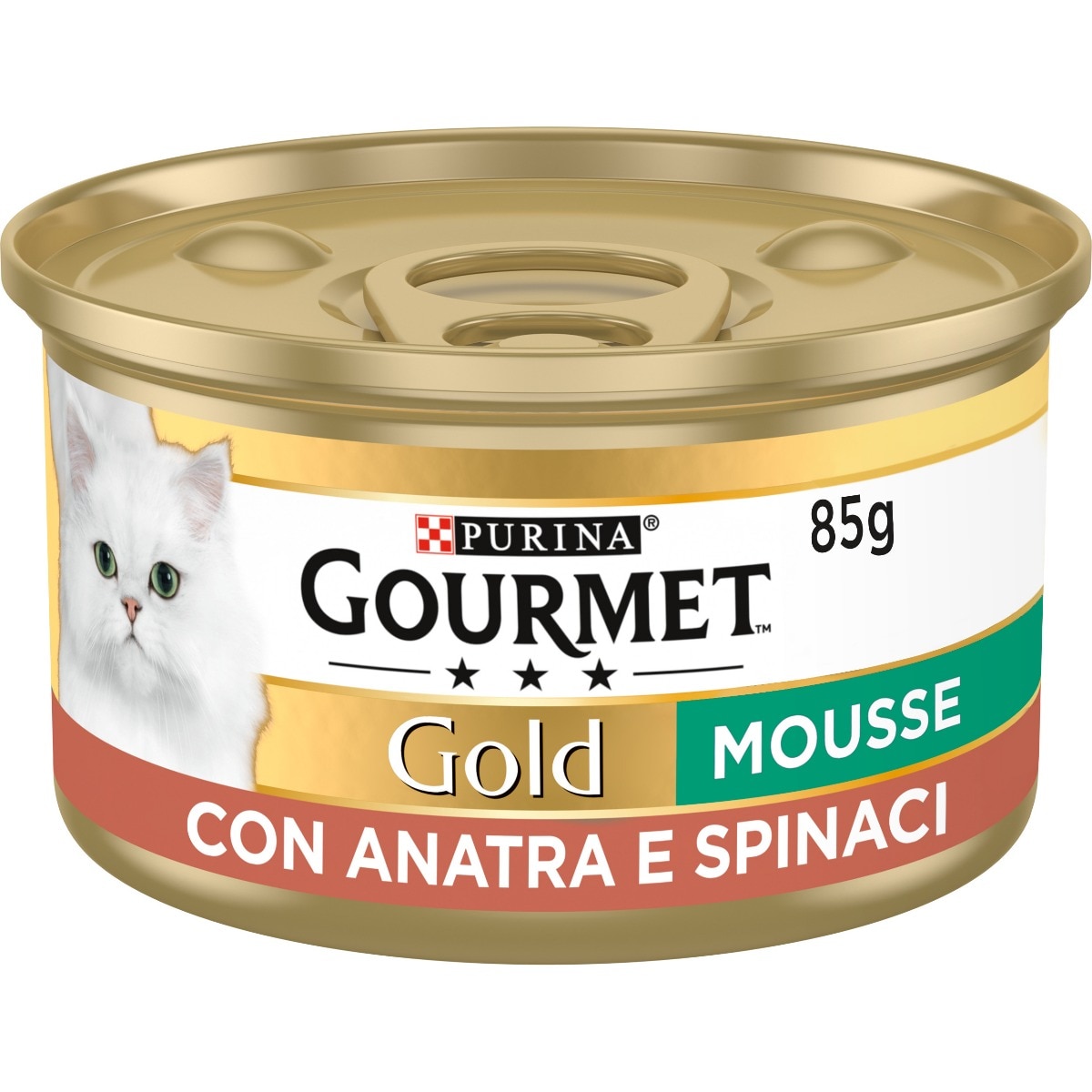 GOURMET® Gold Gatto Mousse con Anatra e Spinaci