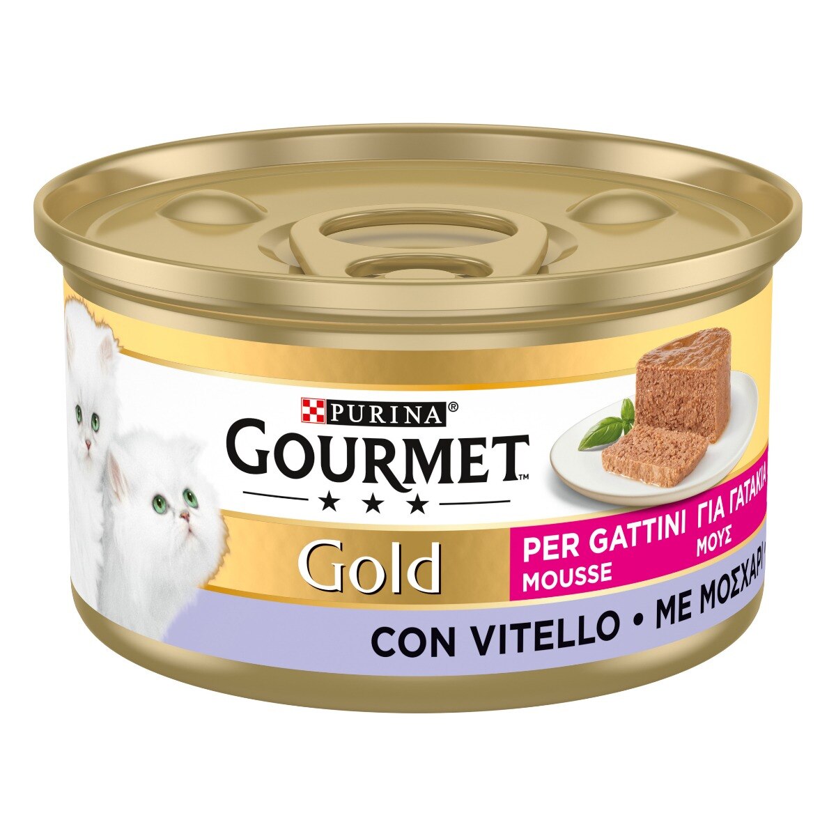 GOURMET® Gold Gatto Mousse per Gattini con Vitello