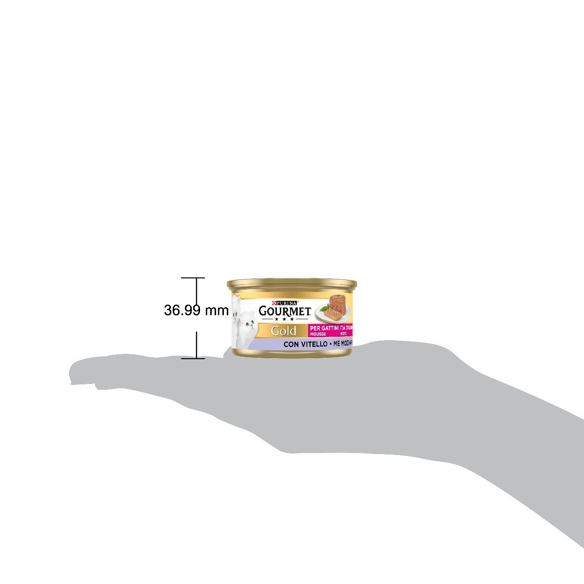 GOURMET® Gold Gatto Mousse per Gattini con Vitello