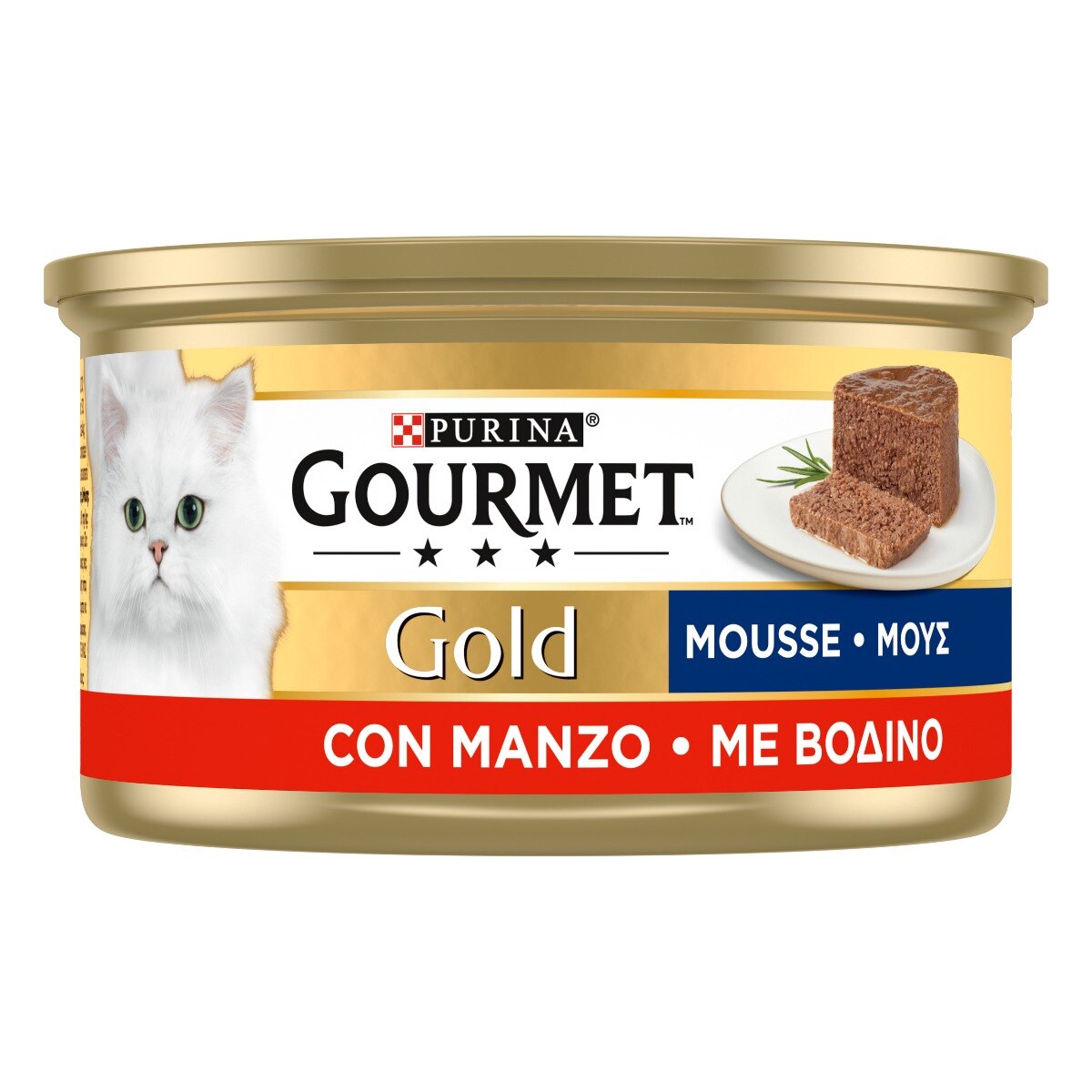 GOURMET® Gold Gatto Mousse con Manzo