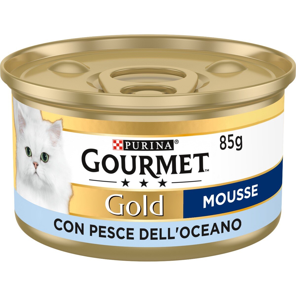 GOURMET® Gold Gatto Mousse con Pesce dell'Oceano