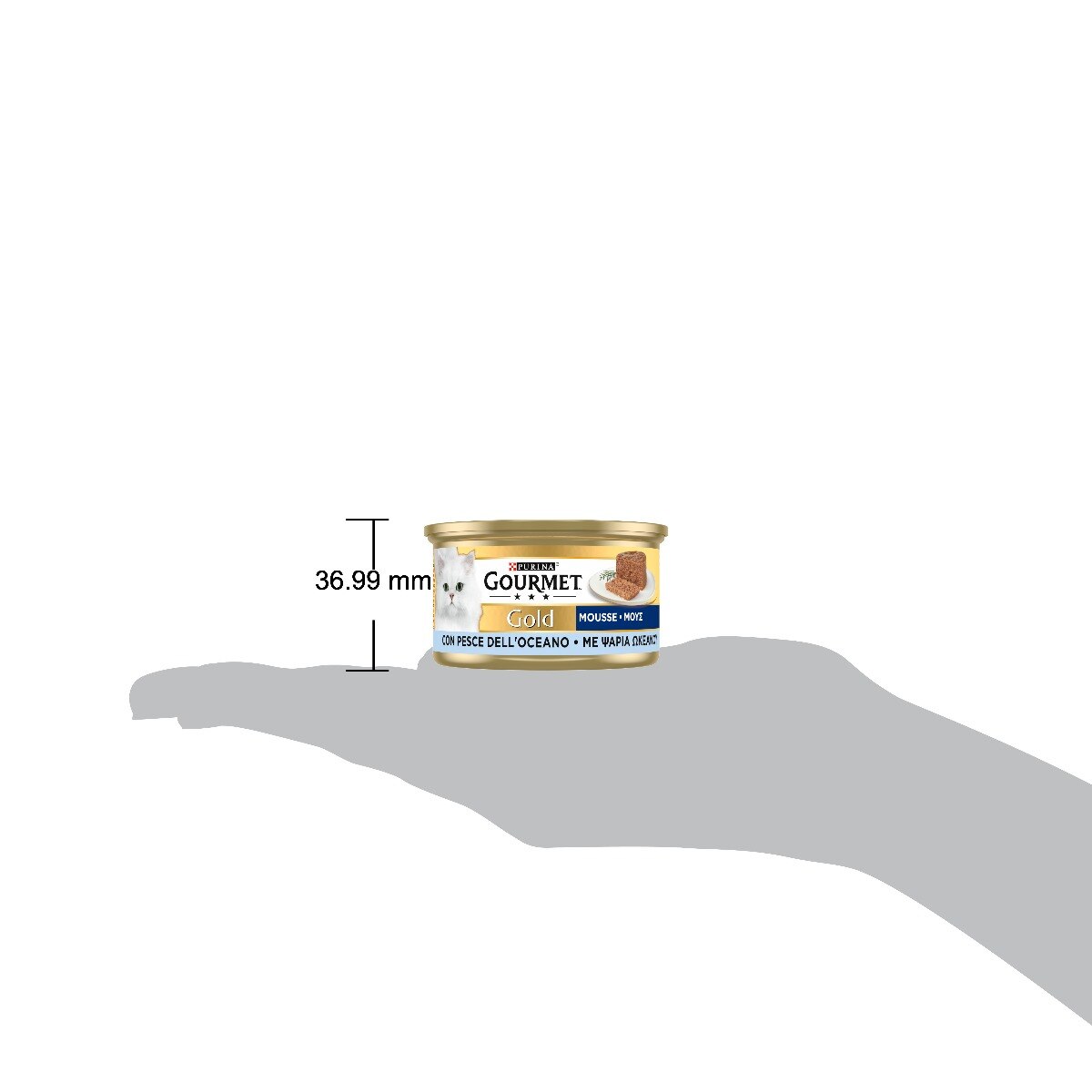 GOURMET® Gold Gatto Mousse con Pesce dell'Oceano