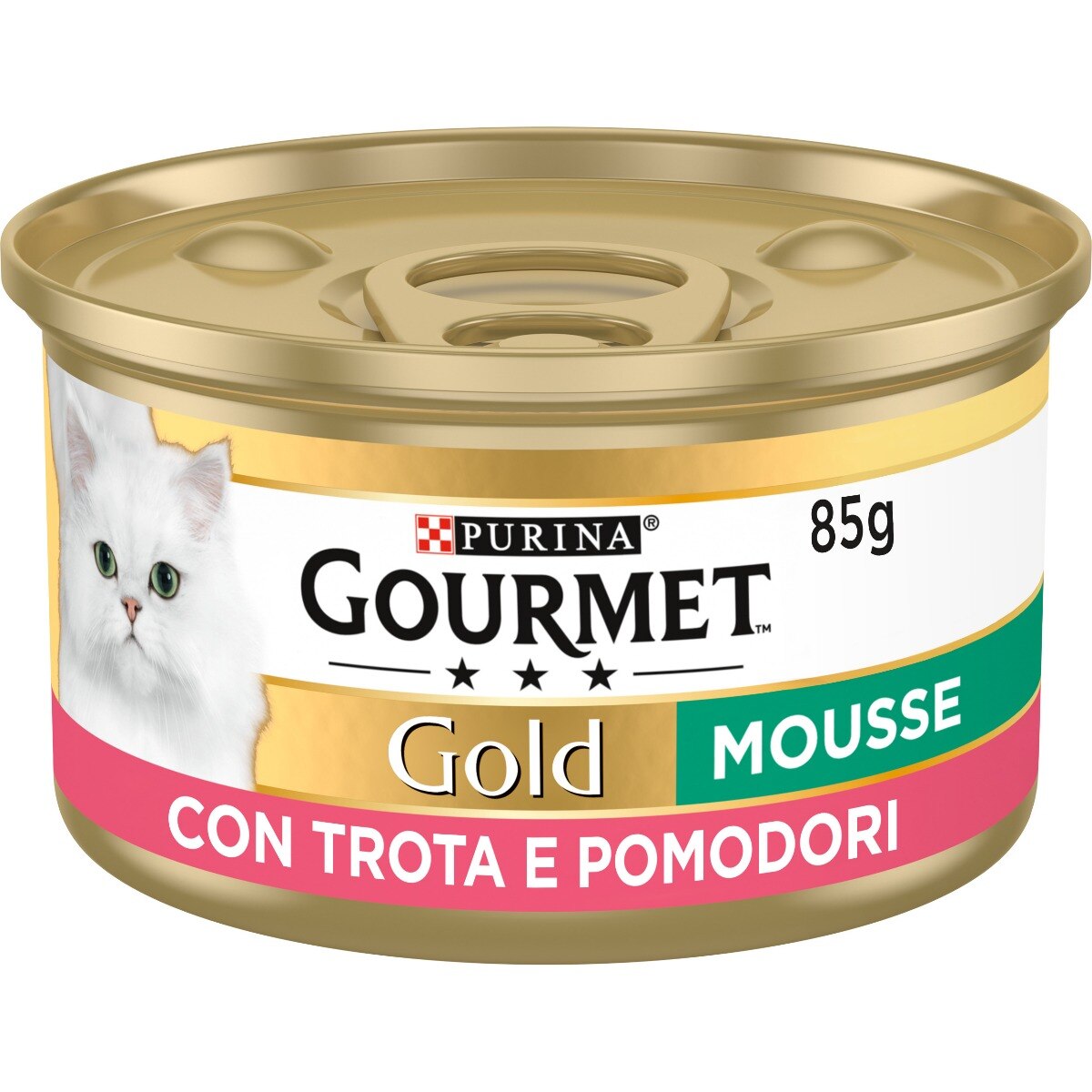 GOURMET® Gold Gatto Mousse con Trota e Pomodori