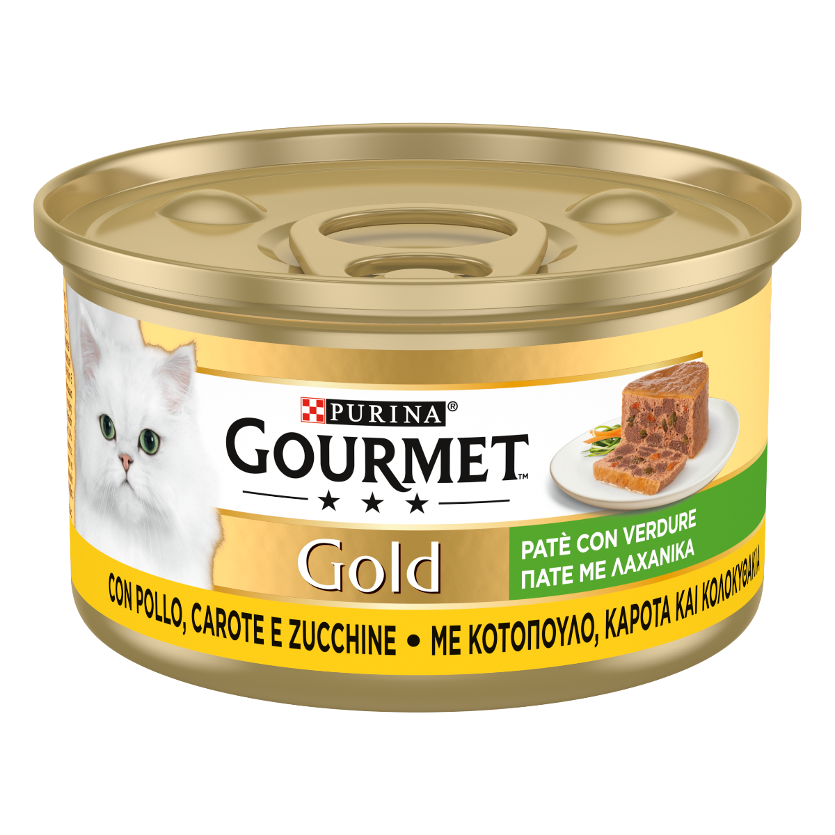 GOURMET® Gold Gatto Patè con Verdure, con Pollo, Carote e Zucchine