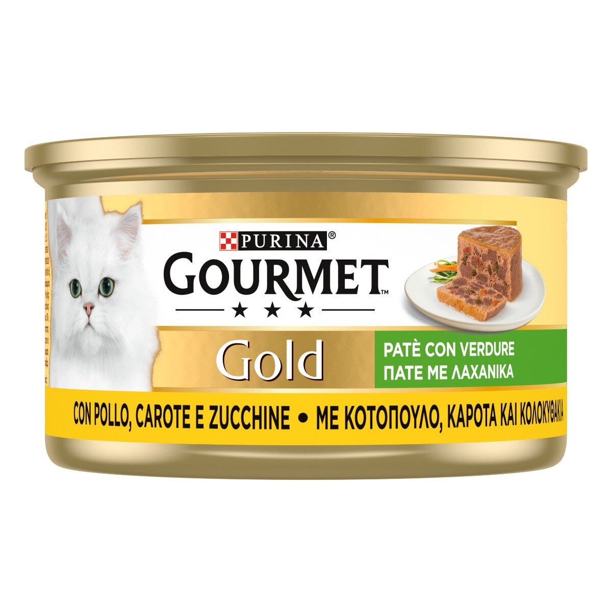 GOURMET® Gold Gatto Patè con Verdure, con Pollo, Carote e Zucchine