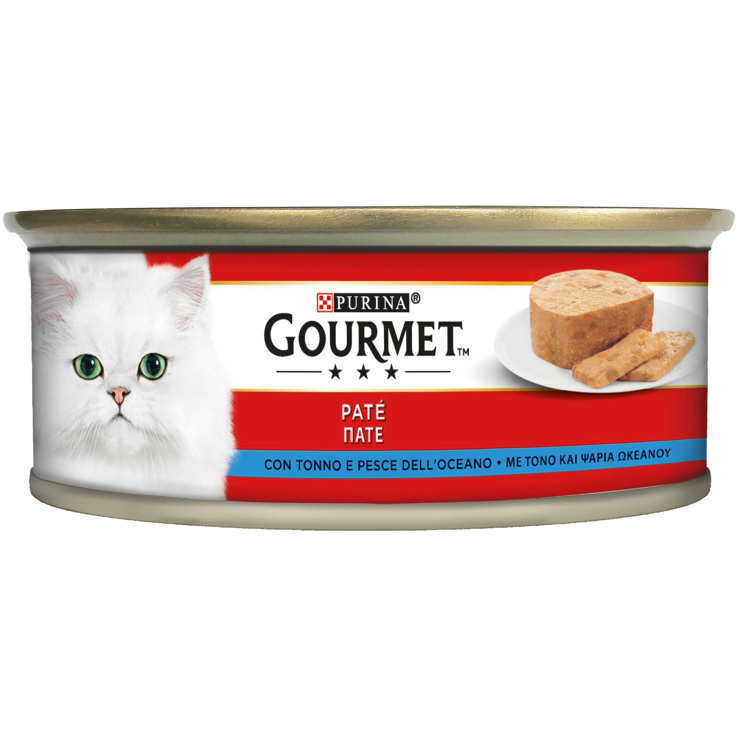 GOURMET® Rosso Gatto Paté con Tonno e Pesce dell'Oceano