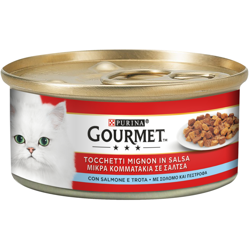 Gourmet Tocchetti Mignon in Salsa con Trota e Salmone 195 g - - - Immagine 3
