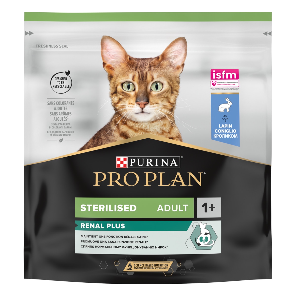 PURINA PRO PLAN® Sterilised Adult 1+ Renal Plus Con Coniglio 400g
