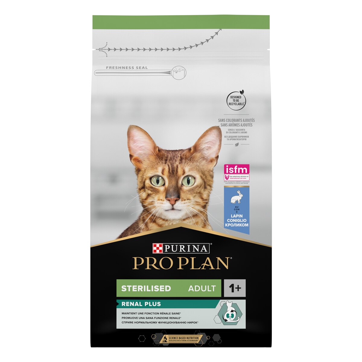 PURINA PRO PLAN® Sterilised Adult 1+ Renal Plus Con Coniglio