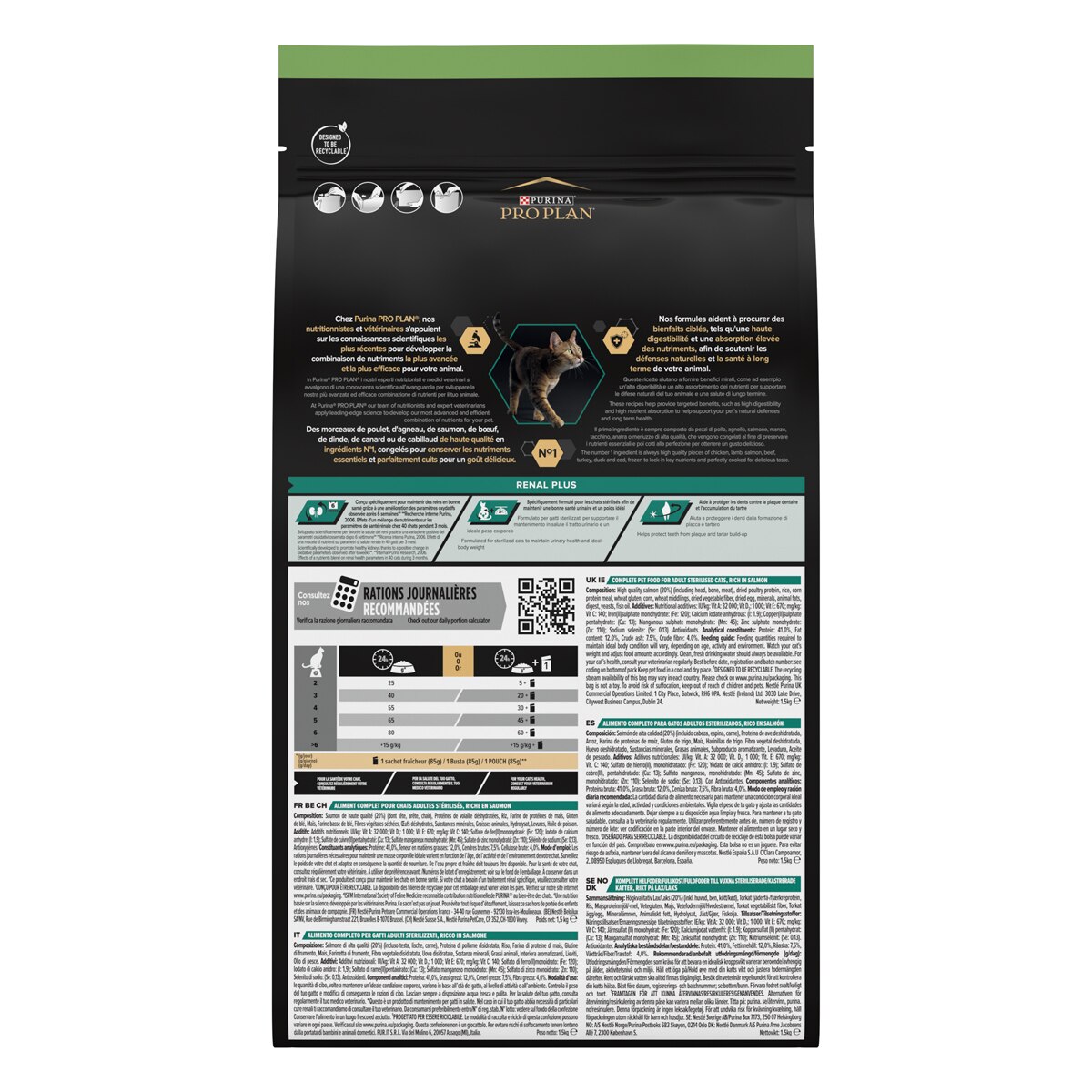 PURINA PRO PLAN® Sterilised Gatto Crocchette ricco in salmone