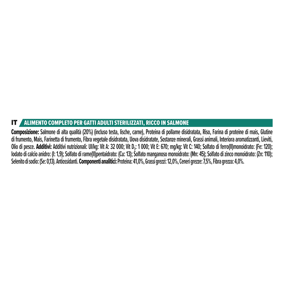 PURINA PRO PLAN® Sterilised Gatto Crocchette ricco in salmone