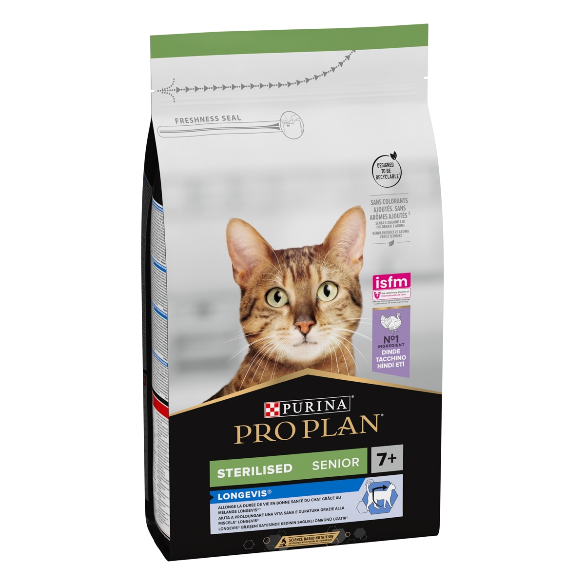 PURINA PRO PLAN® Sterilised senior 7+ Gatto Crocchette ricco in tacchino