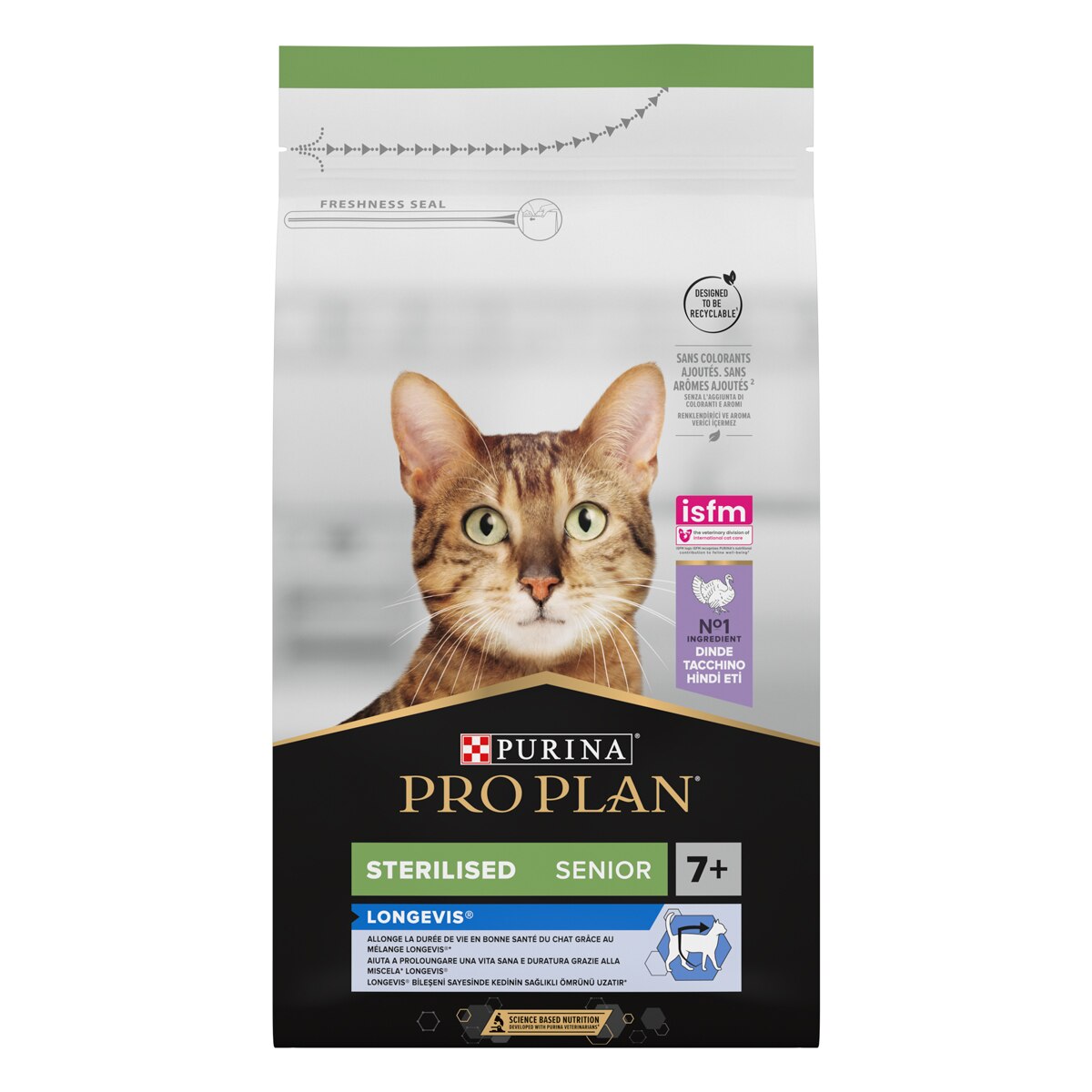 PURINA PRO PLAN® Sterilised senior 7+ Gatto Crocchette ricco in tacchino