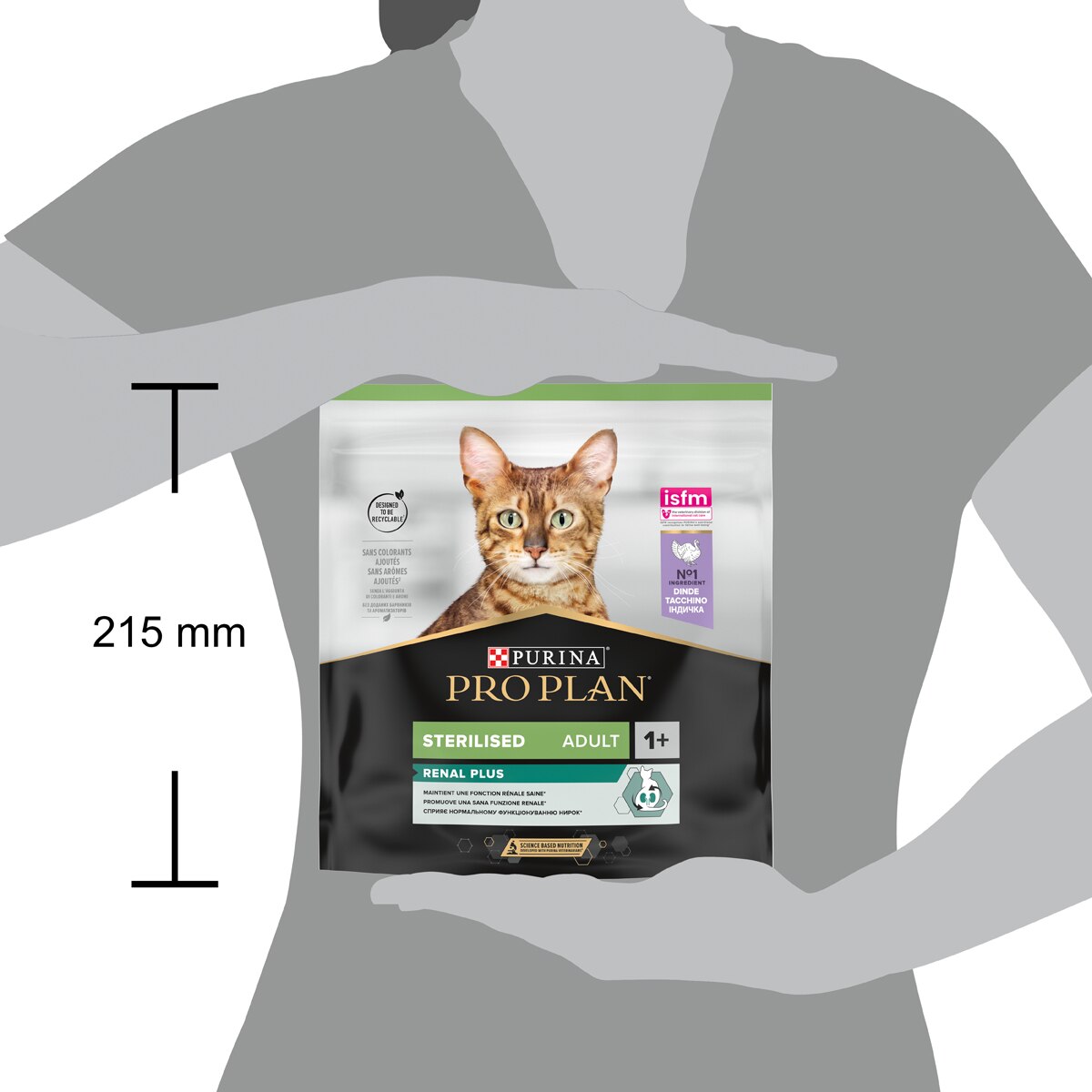 PURINA PRO PLAN® Sterilised Adult 1+ Renal Plus Ricco In Tacchino