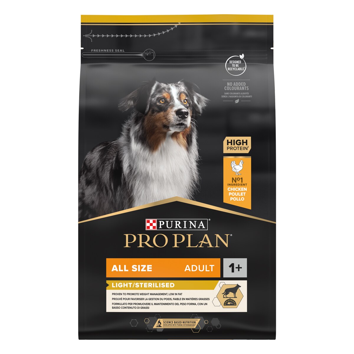 Purina Pro Plan All Size Adult Light / Sterilised Ricco In Pollo
