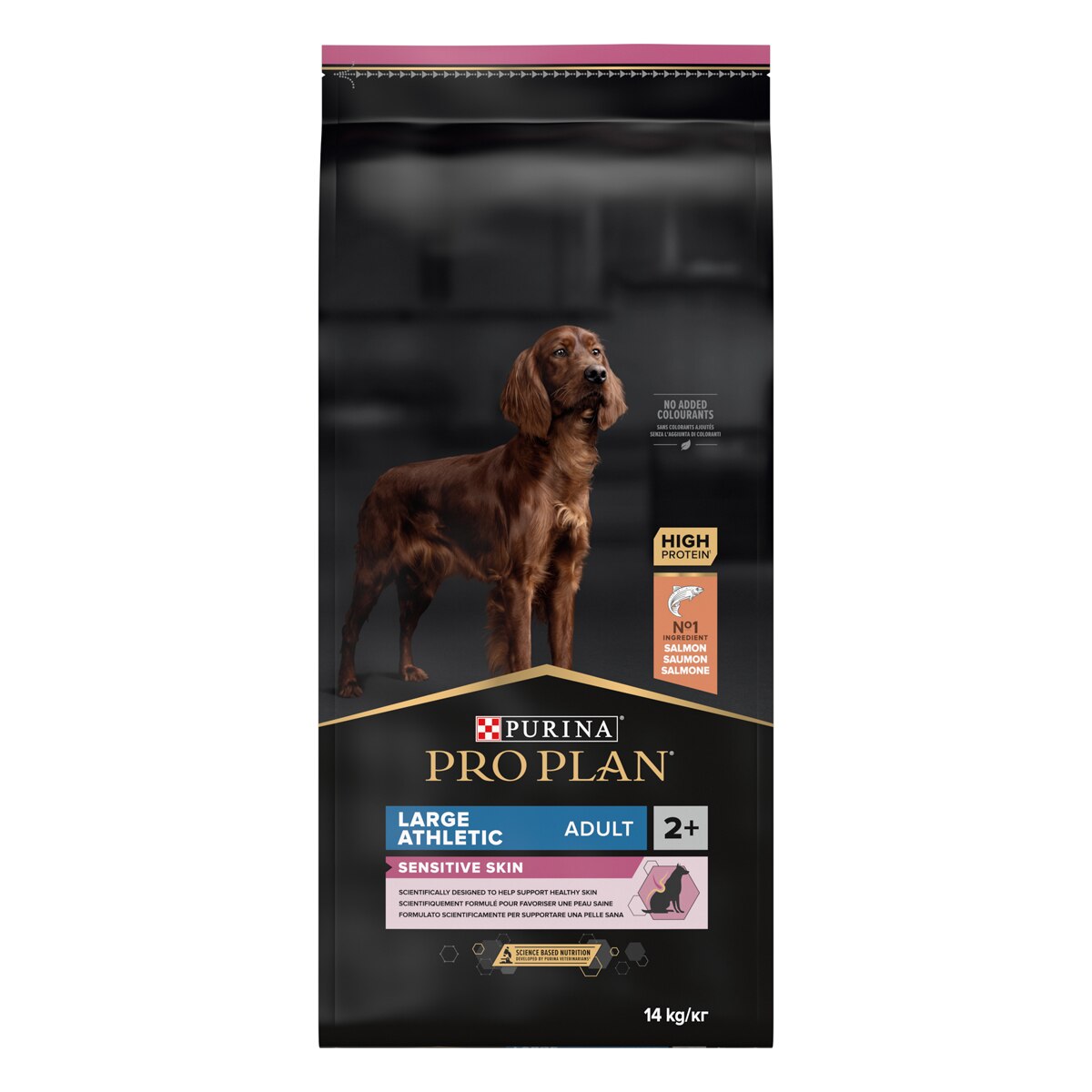 Purina Pro Plan Large Athletic Adult Sensitive Skin Ricco In Salmone
