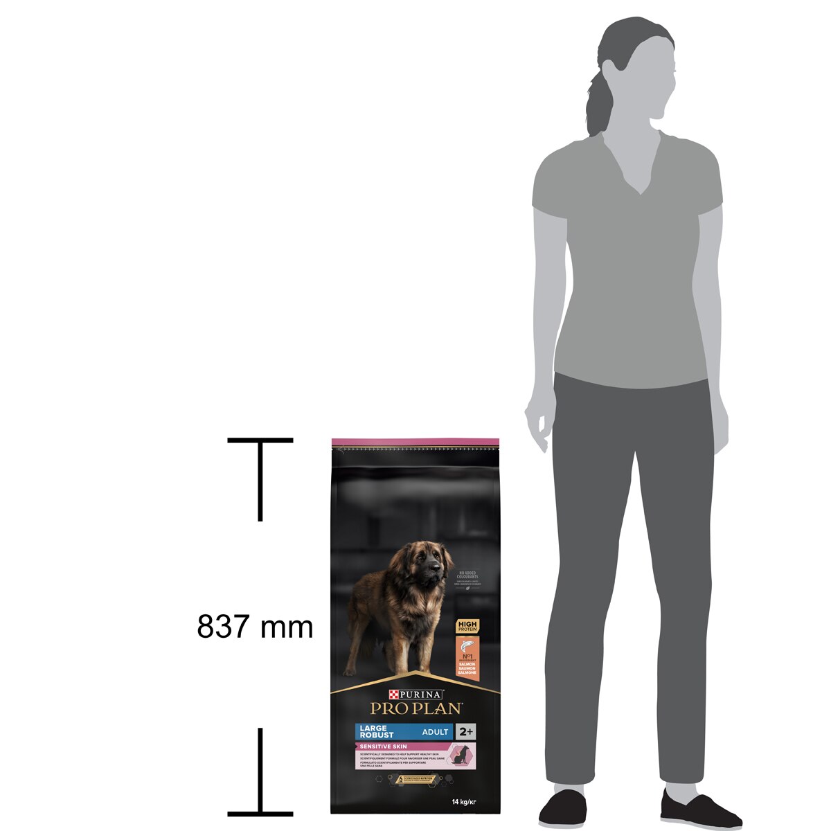 Purina Pro Plan Large Robust Adult Sensitive Skin Ricco In Salmone

