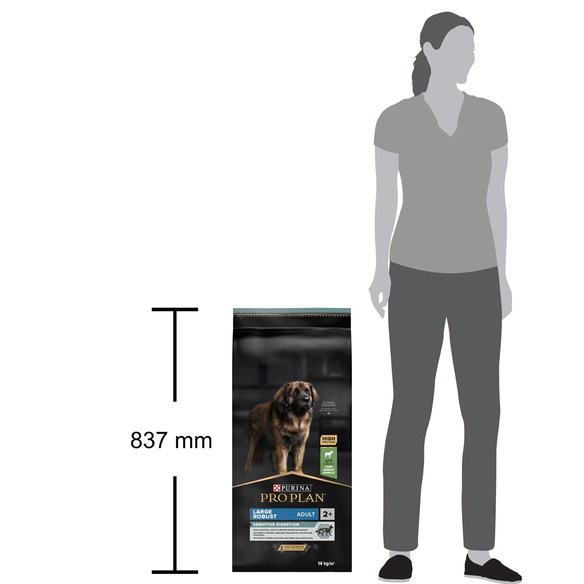Purina Pro Plan Large Robust Adult Sensitive Digestion Ricco In Agnello
