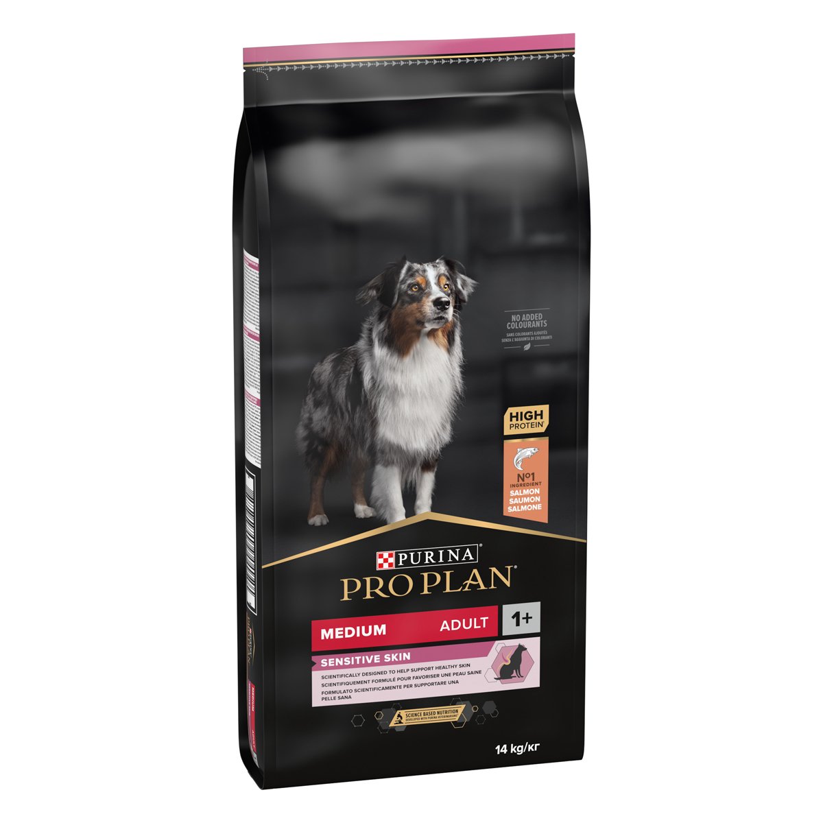 Purina Pro Plan Medium Adult Sensitive Skin Ricco In Salmone

