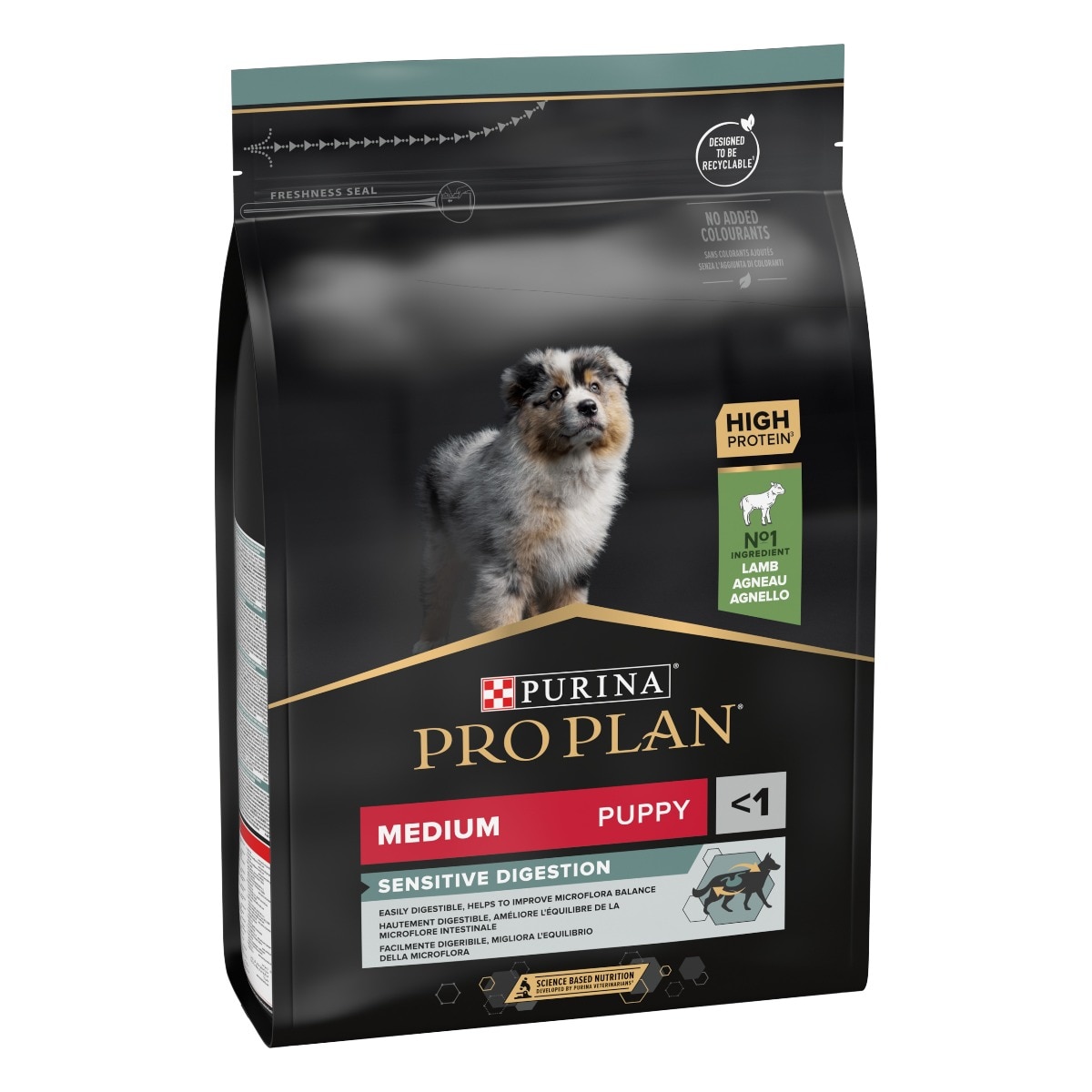Purina Pro Plan Medium Puppy Sensitive Digestion Ricco In Agnello
