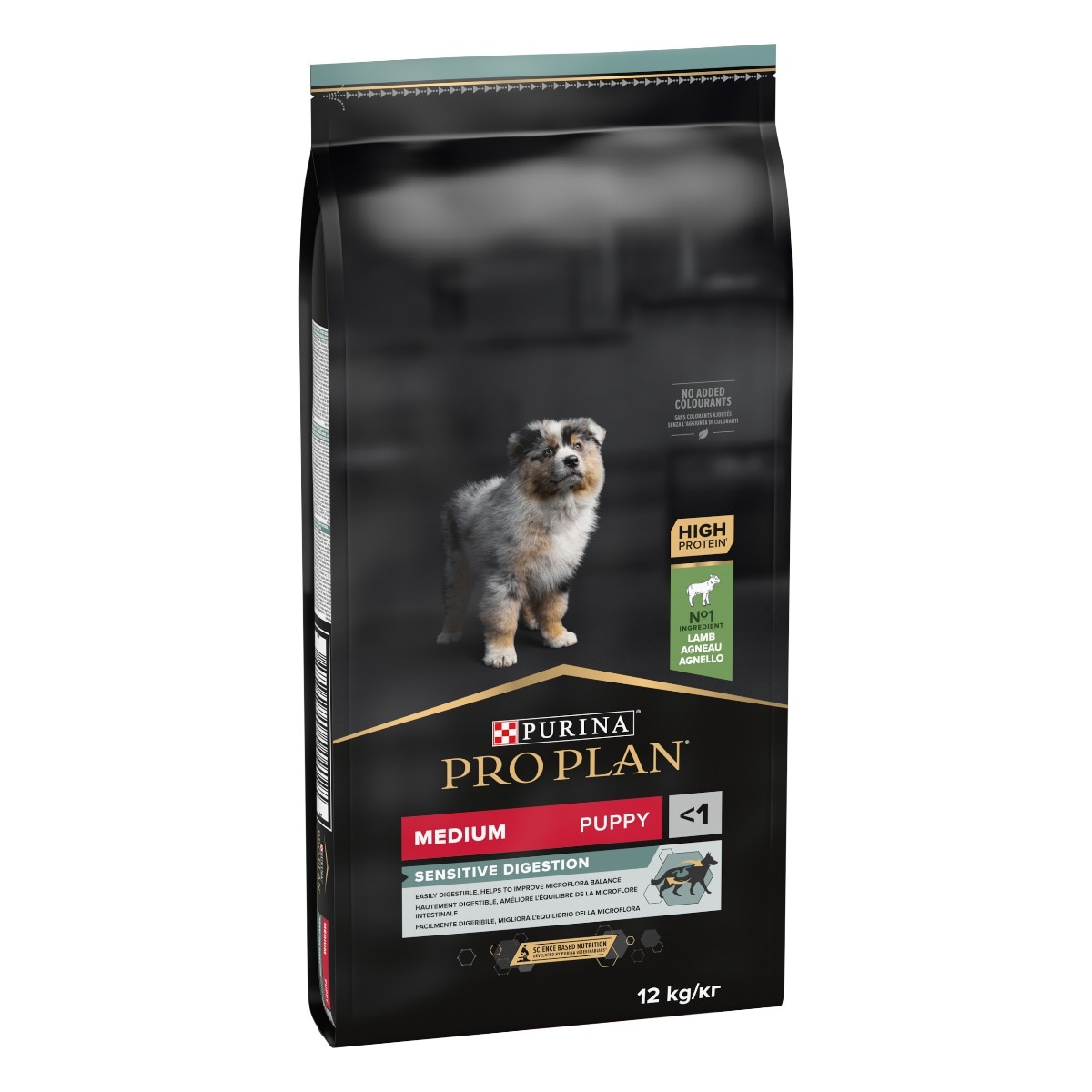 Purina Pro Plan Medium Puppy Sensitive Digestion Ricco In Agnello
