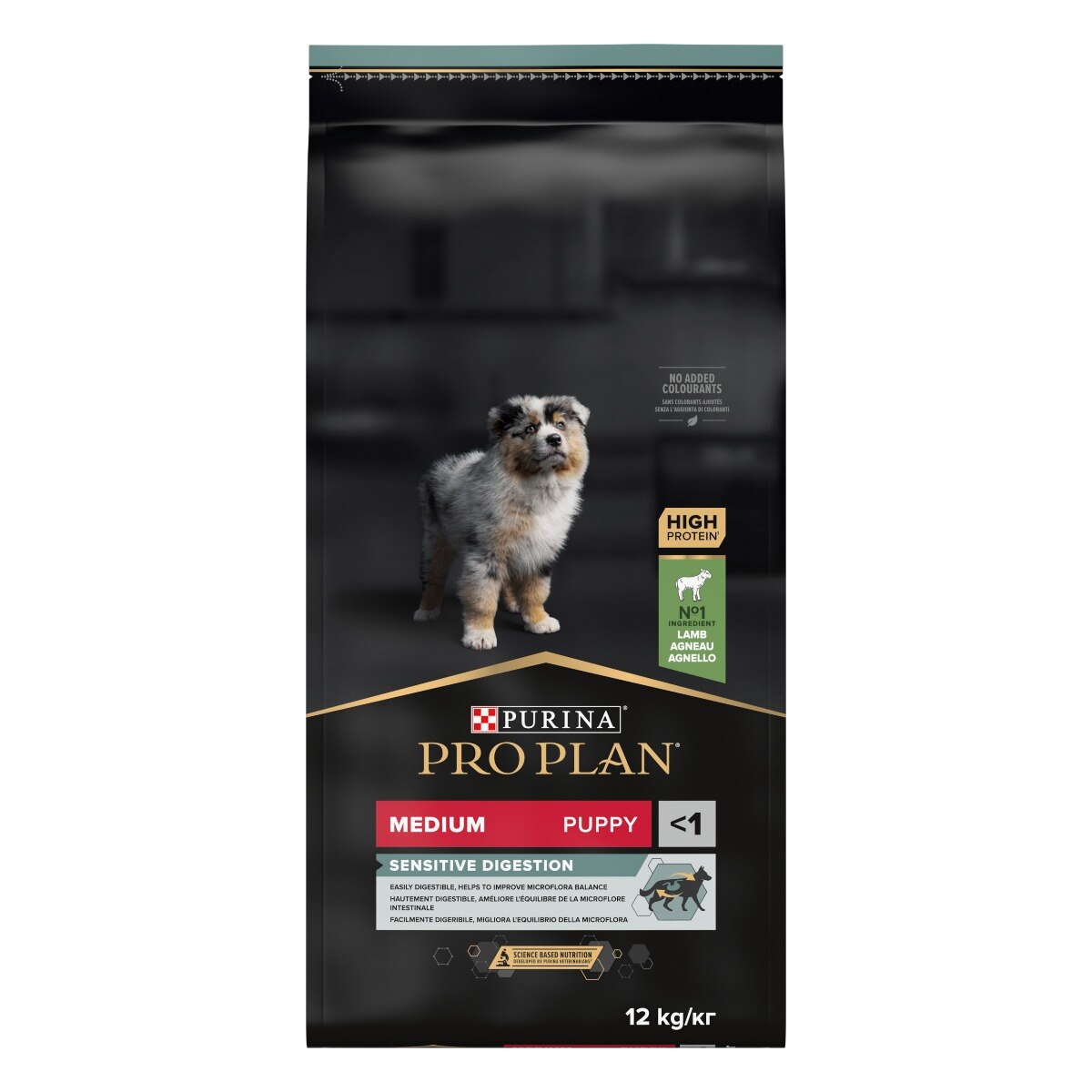 Purina Pro Plan Medium Puppy Sensitive Digestion Ricco In Agnello
