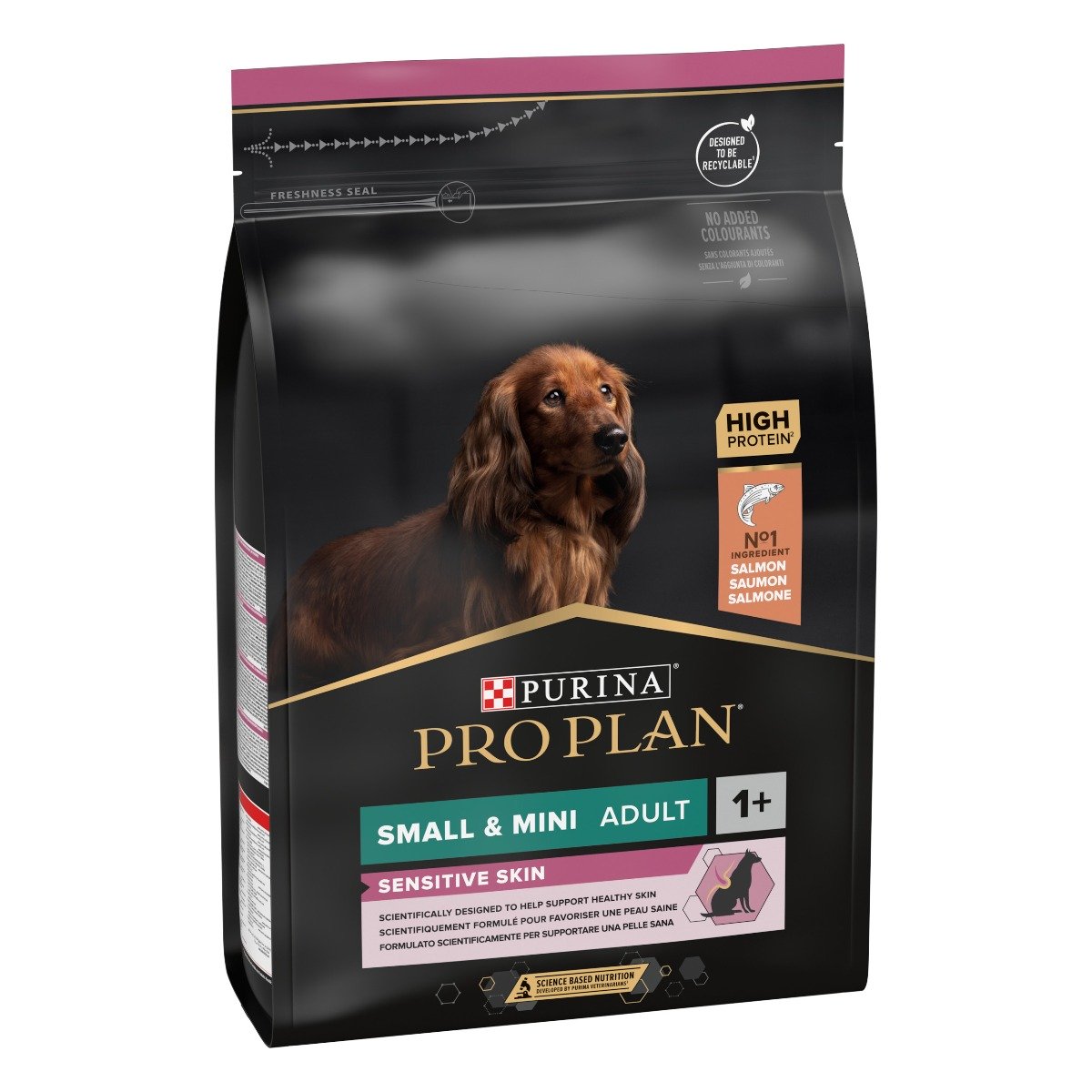Purina Pro Plan Small & Mini Adult Sensitive Skin Ricco In Salmone
