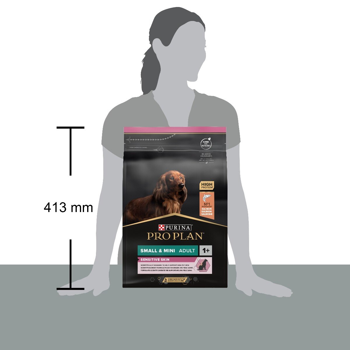 Purina Pro Plan Small & Mini Adult Sensitive Skin Ricco In Salmone
