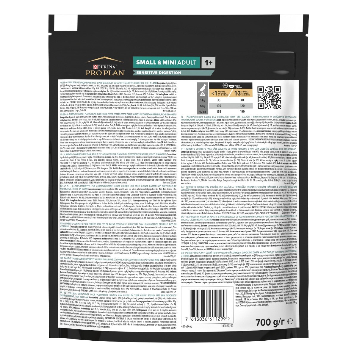 Purina Pro Plan Small & Mini Adult Sensitive Digestion Ricco In Agnello
