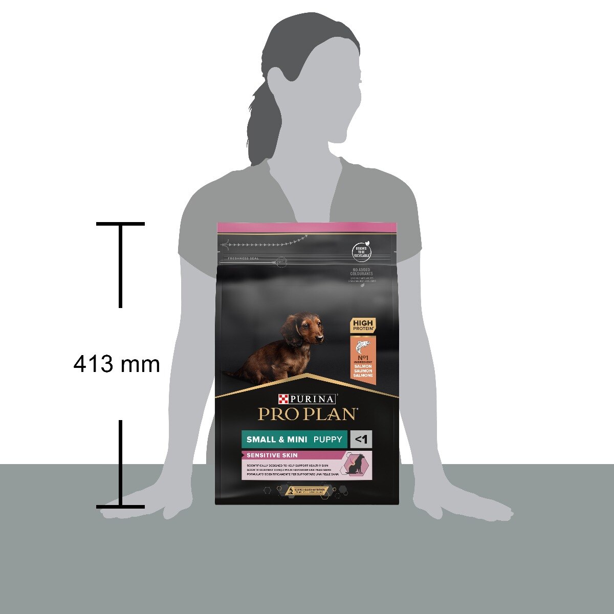 Purina Pro Plan Small & Mini Puppy Sensitive Skin Ricco In Salmone
