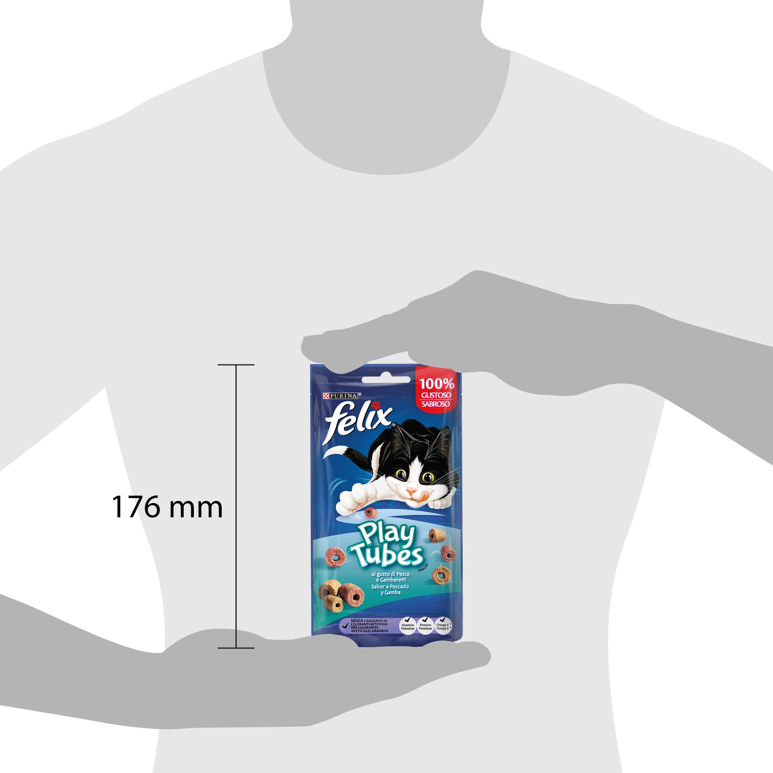 FELIX® PLAYTUBES - Pesce e Gamberetti