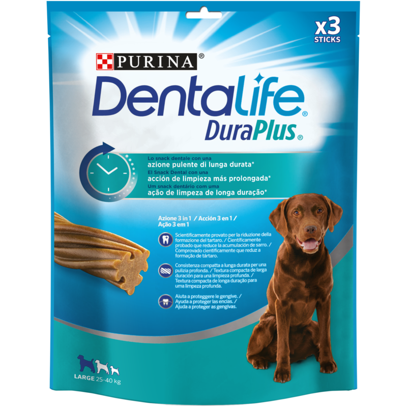 Dentalife duraplus snack per igiene orale cane 243g | PURINA Shop 243 g
