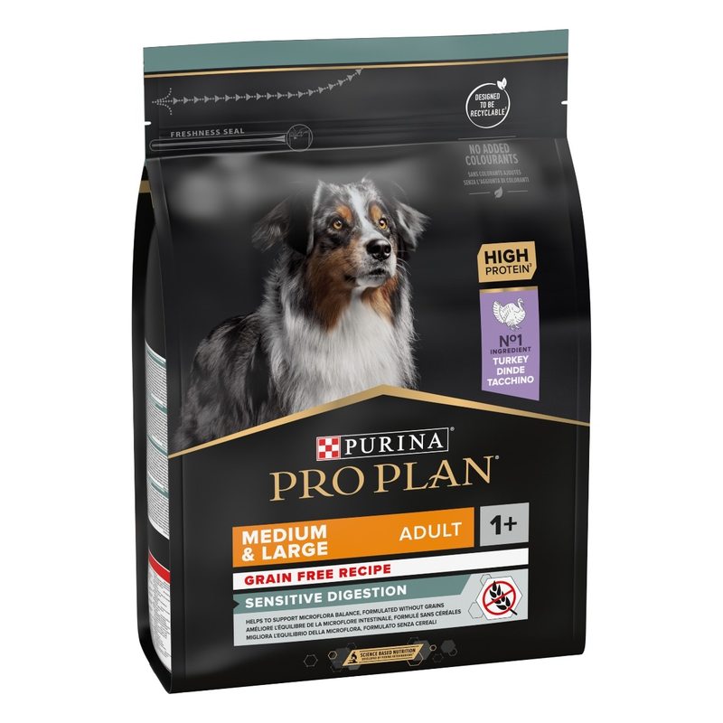 Cibo umido, cibo secco e snacks per cani - PURINA PRO PLAN Medium&Large Adult OptiDigest Grain Free Cane Crocchette, Purina Pro Plan 2,5 kg