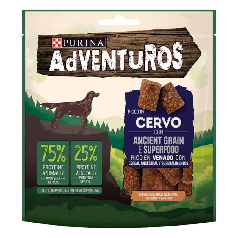 ADVENTUROS HIGH MEAT, ANCIENT GRAIN & SUPERFOOD CERVO 120 g