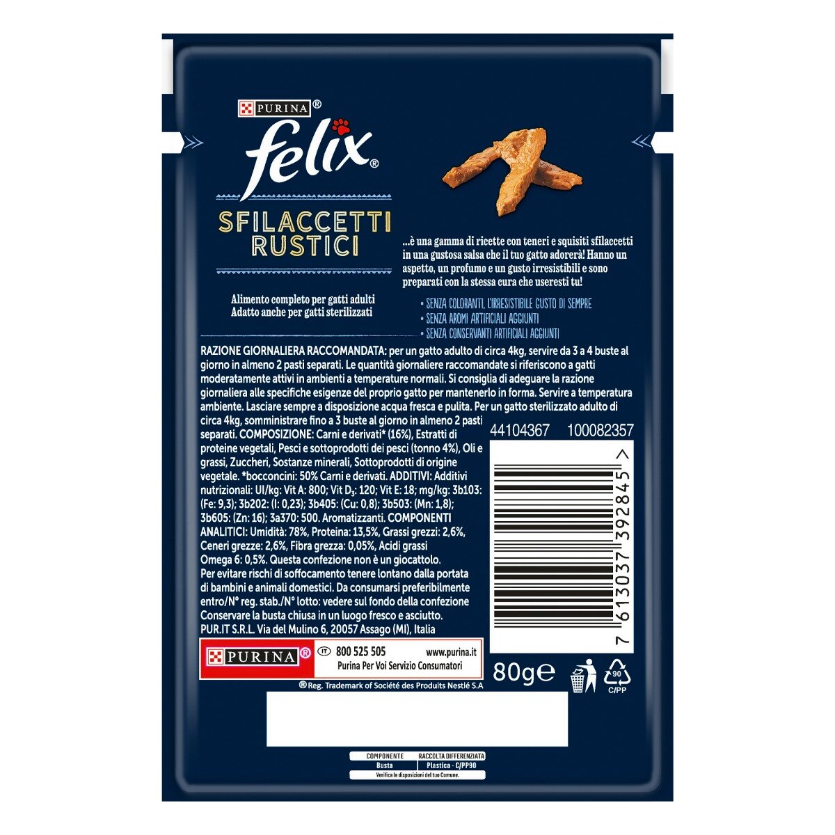 FELIX® SFILACCETTI RUSTICI Tonno