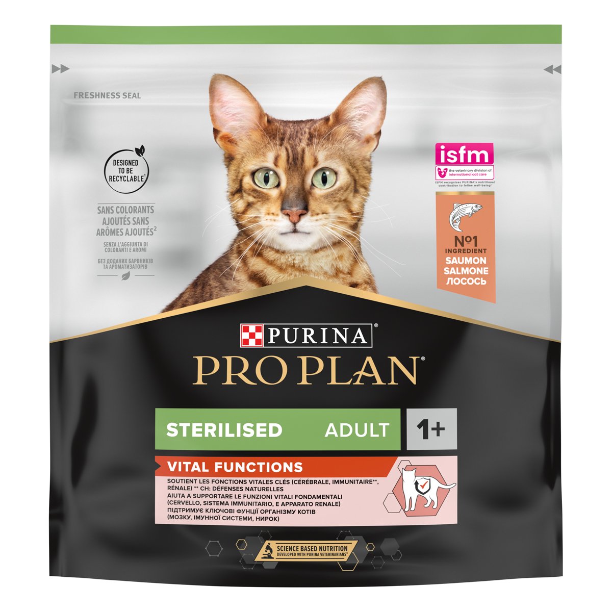 PURINA PRO PLAN® Sterilised Adult 1+ Vital Functions Ricco In Salmone