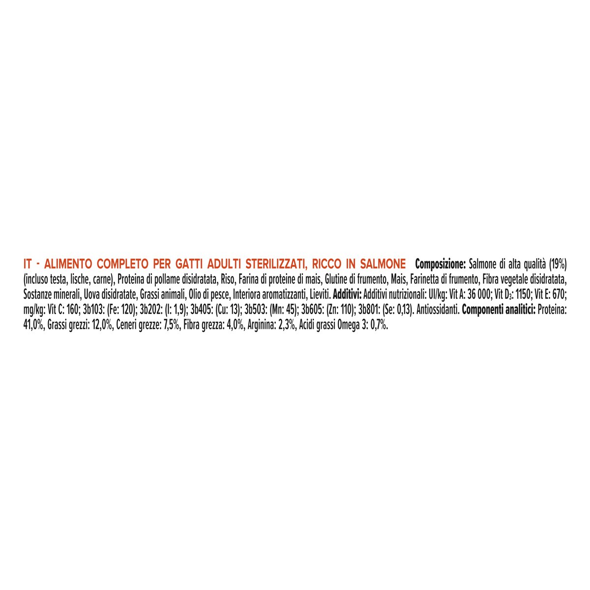 PURINA PRO PLAN® Sterilised Adult 1+ Vital Functions Ricco In Salmone