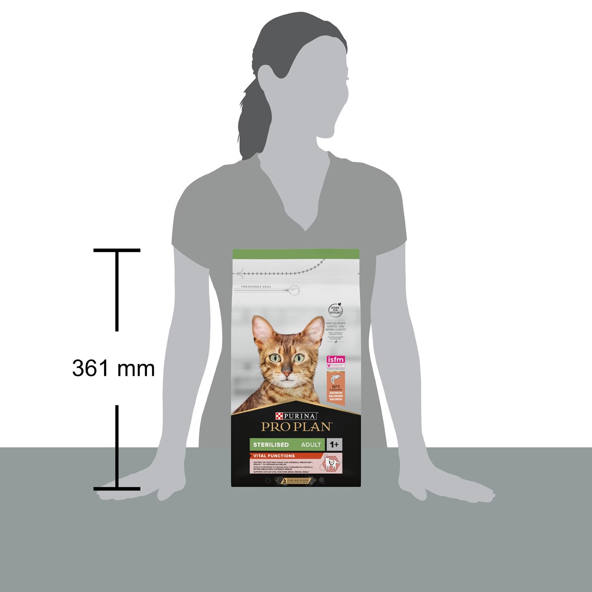 PURINA PRO PLAN® Sterilised Adult 1+ Vital Functions Ricco In Salmone